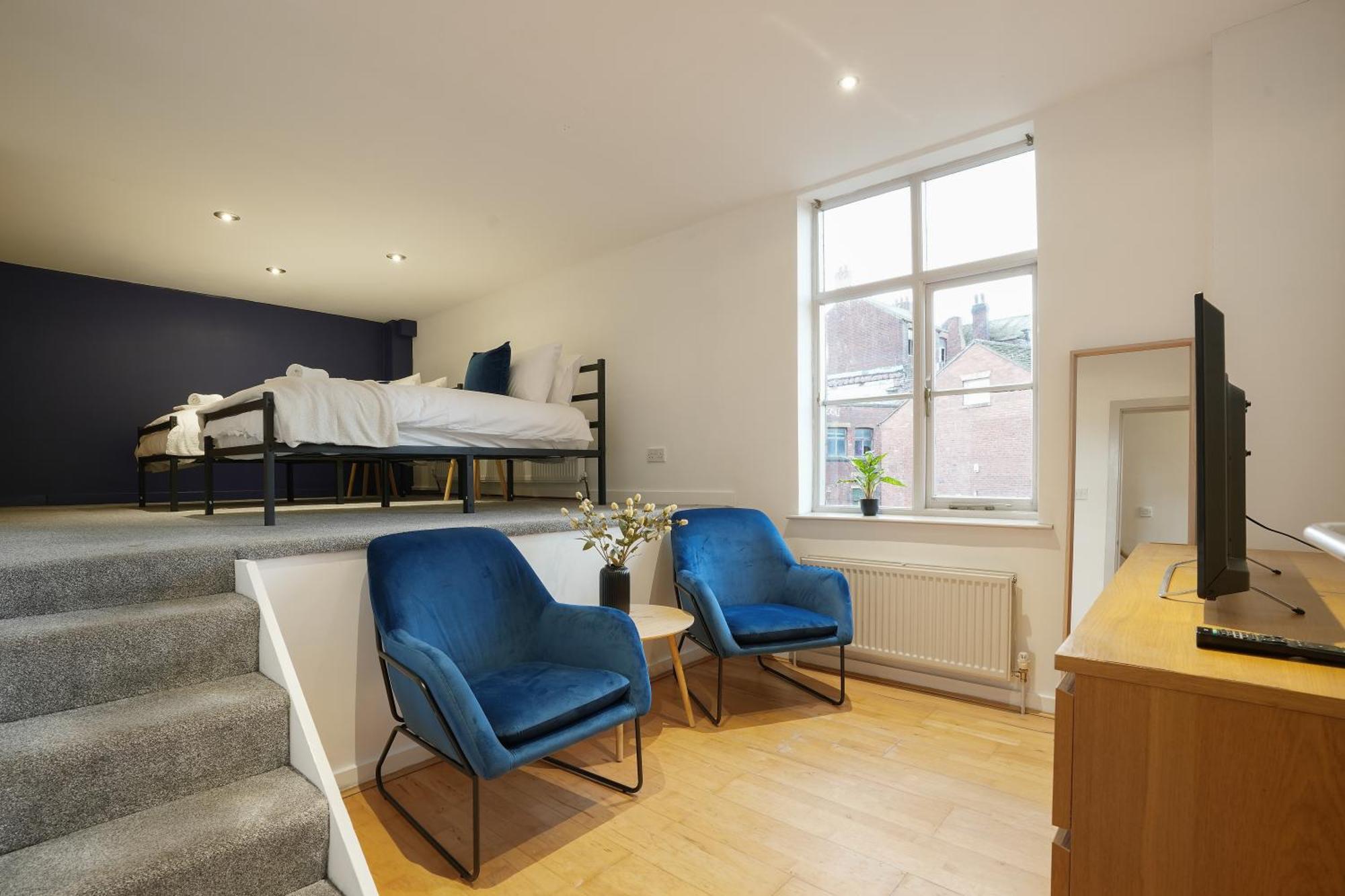 Apartment Kelham Riverside Loft,free Parking,gym, River View Sheffield